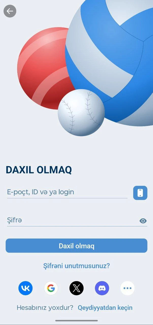 1xbet mobile giriş tətbiq ekranı
